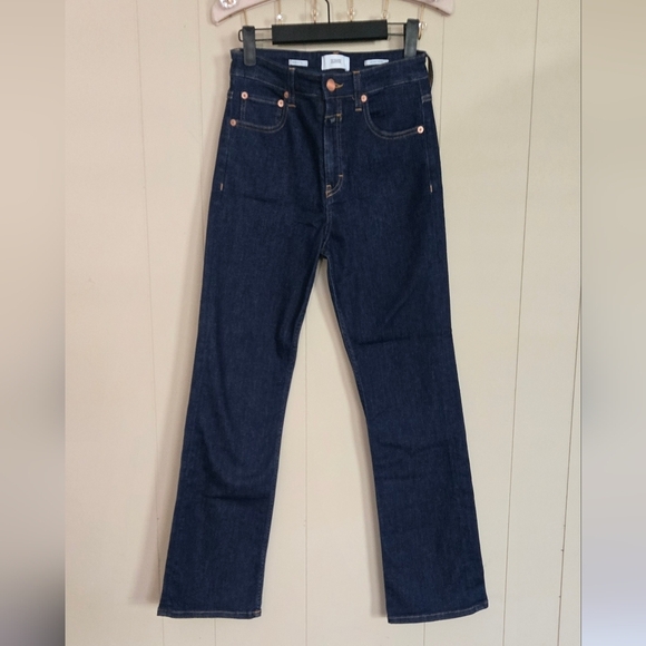 Closed Name Rawlin Dark Wash Ladies Jeans Size 26 Flared - Picture 2 of 14